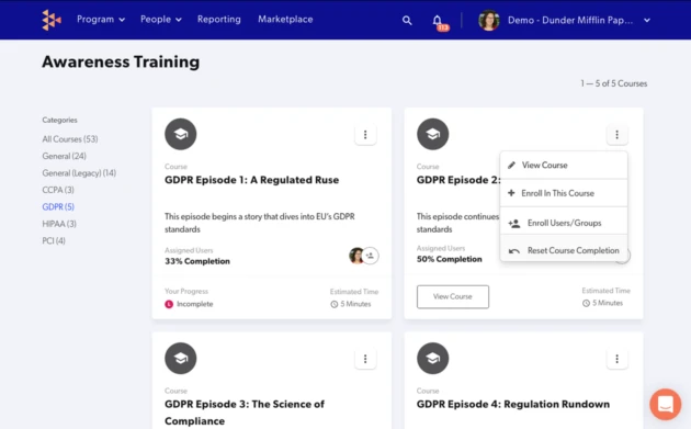 Reinforce best practices with new content and courses